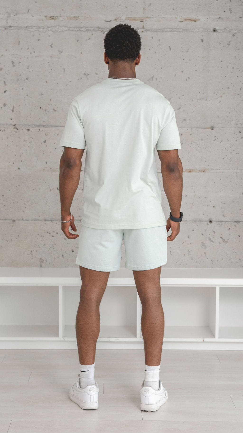 Seafoam Organic Cotton Sweatshorts